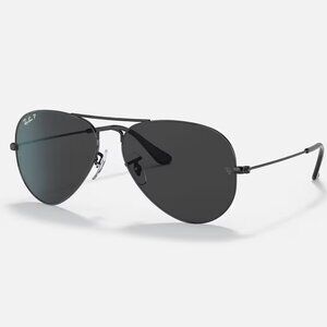 Ray-Ban Aviator Sunglasses Polarized Black
